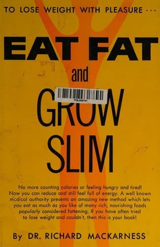 Cover: Eat Fat and Grow Slim (1957) by David F. Cottrell