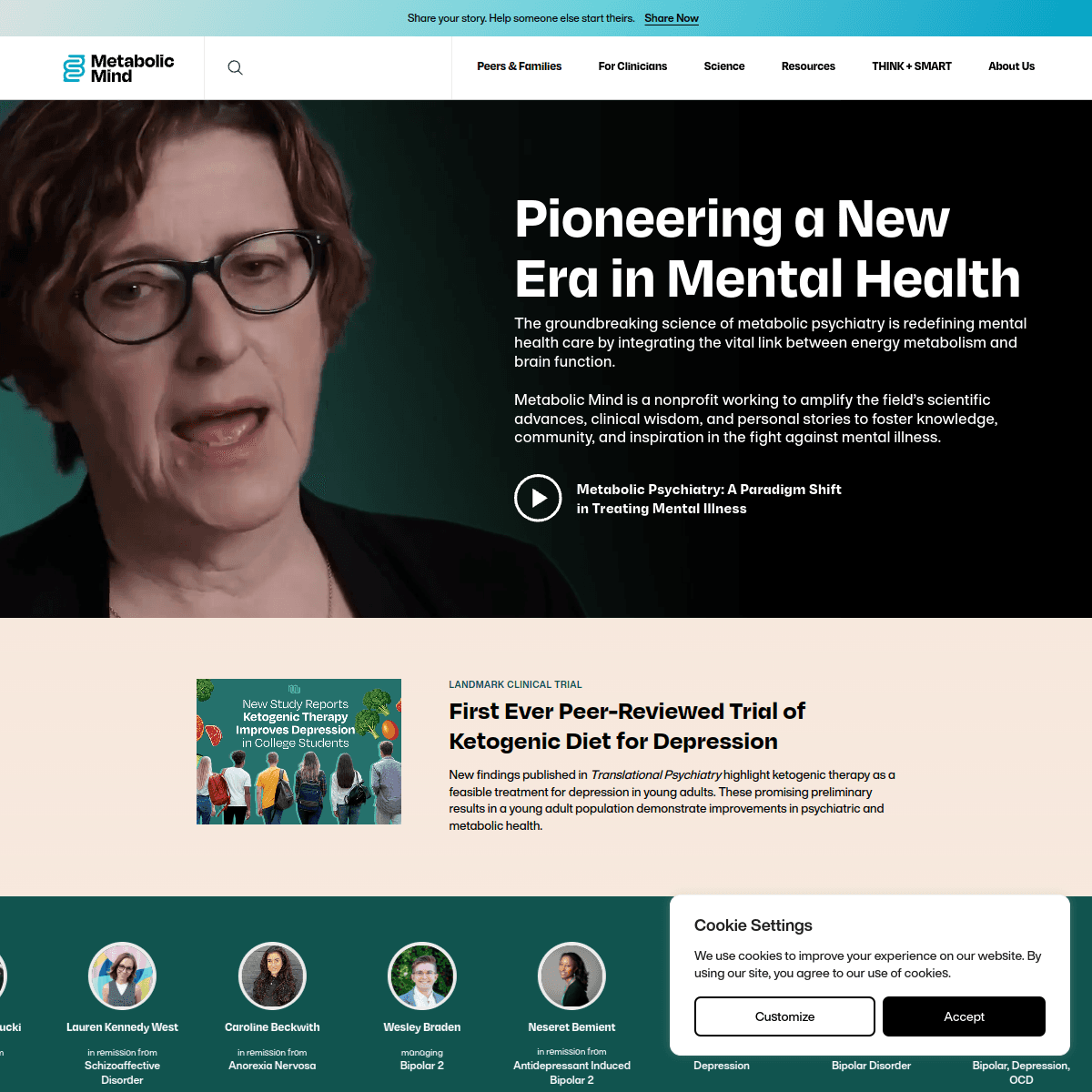 Metabolic Mind website preview